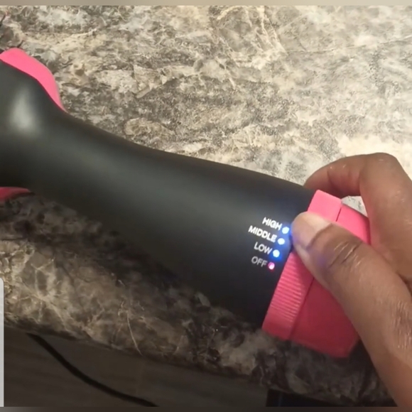 Hair Dryer Brush 4 in 1 Blow Out Style Curl 1 Step Hot Air Comb Volumizer - New - Picture 10 of 14